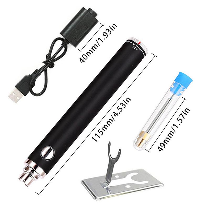 Wireless Charging Soldering Irons, Portable Microelectronics Repair Hand Tool, USB 5V Rechargeable Welding Tools, 4 Colors