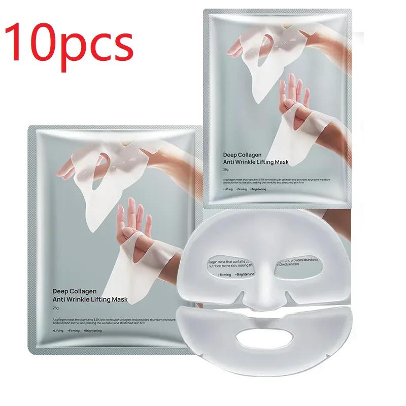 Tiefe Kollagen Anti-Falten Lifting Maske Kollagen Gesichtsmaske Über Nacht, Tiefe Kollagenmaske zum Liften, Straffen, Feuchtigkeitsspenden