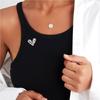 Romance Alloy Heart Brooch Decoration With Zircon Ideal For Dresses And Formal Attire