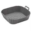 1 Pz Nuova Teglia da Forno in Silicone per Friggitrice ad Aria Nuova Pentola in Silicone per Friggitrice ad Aria Vassoio per Friggitrice ad Aria