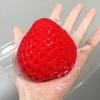 Taba Squishy Kawaii Cream Gold Pink Imitation Red Big Strawberry Fidgeting Imitation Silicone Girl Birthday Gift Kids Toys