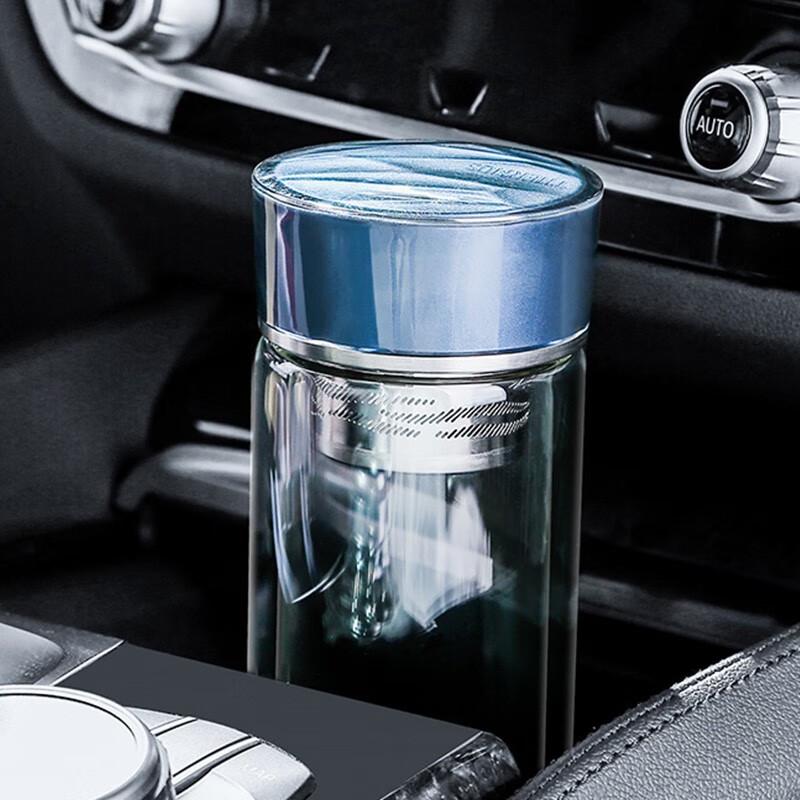 Thermos Double-Wall Glass Tea Infuser Mug