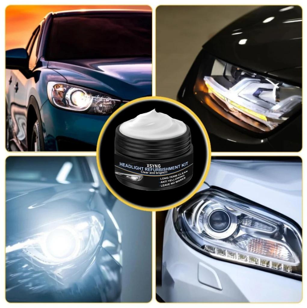 Líquido para reparación de faros de coche: elimina rápidamente el amarilleamiento y los arañazos, restaura el brillo claro y mejora la seguridad en la conducción nocturna.