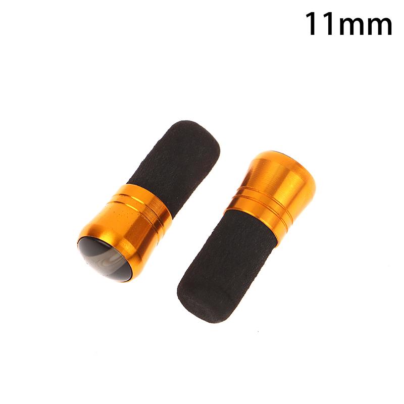 2Pcs Plug Natural Pattern Aluminum Alloy Fishing Tools Fishing Rod Pole Butt Caps Front Cover Stopper Plug End Protective Sleeve