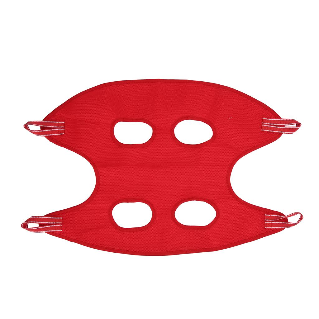 Dog Grooming Hammock Set Breathable Safe Restraint Bag Pet Grooming Sling with Nail Clipper Comb for Puppy Cat Red 10