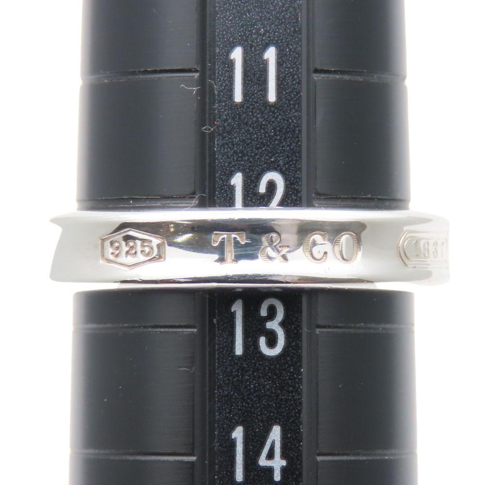Used TIFFANY&Co. Ring 1837 Narrow EU#52 Silver925 3.9g Silver Classic