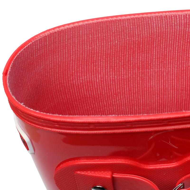 Women's Waterproof Non-Slip Fashion Rain Boots - Spring/Summer Korean Style, Wear-Resistant Solid Color