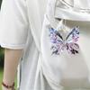 Crystal Like Colorful Butterfly Hanging Ornament 2D Flat Acrylic Pendant Bag Charm for Car Rear Mirror and Home Decors