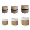 Wide Application Woven Storage Baskets For Home Office And Garden Flower Pots Home Decor Laundry