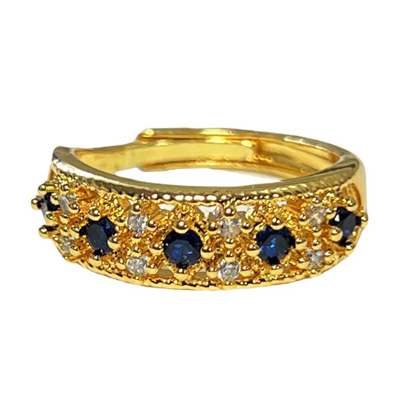 Caibao Series Open Ring Women'S Simple Fashion Niche Design Sweet Cool Light Luxury High-End Accessories