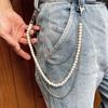 Punk Style Hollow Star Tassel Metal Chain for Jeans