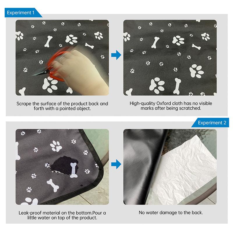 135x140cm Waterproof Dog Car Back Seat Cover Anti-Dirty Anti-Scratch Foldable Outdoor Segregation Car Mat for Pets Dogs Stuff