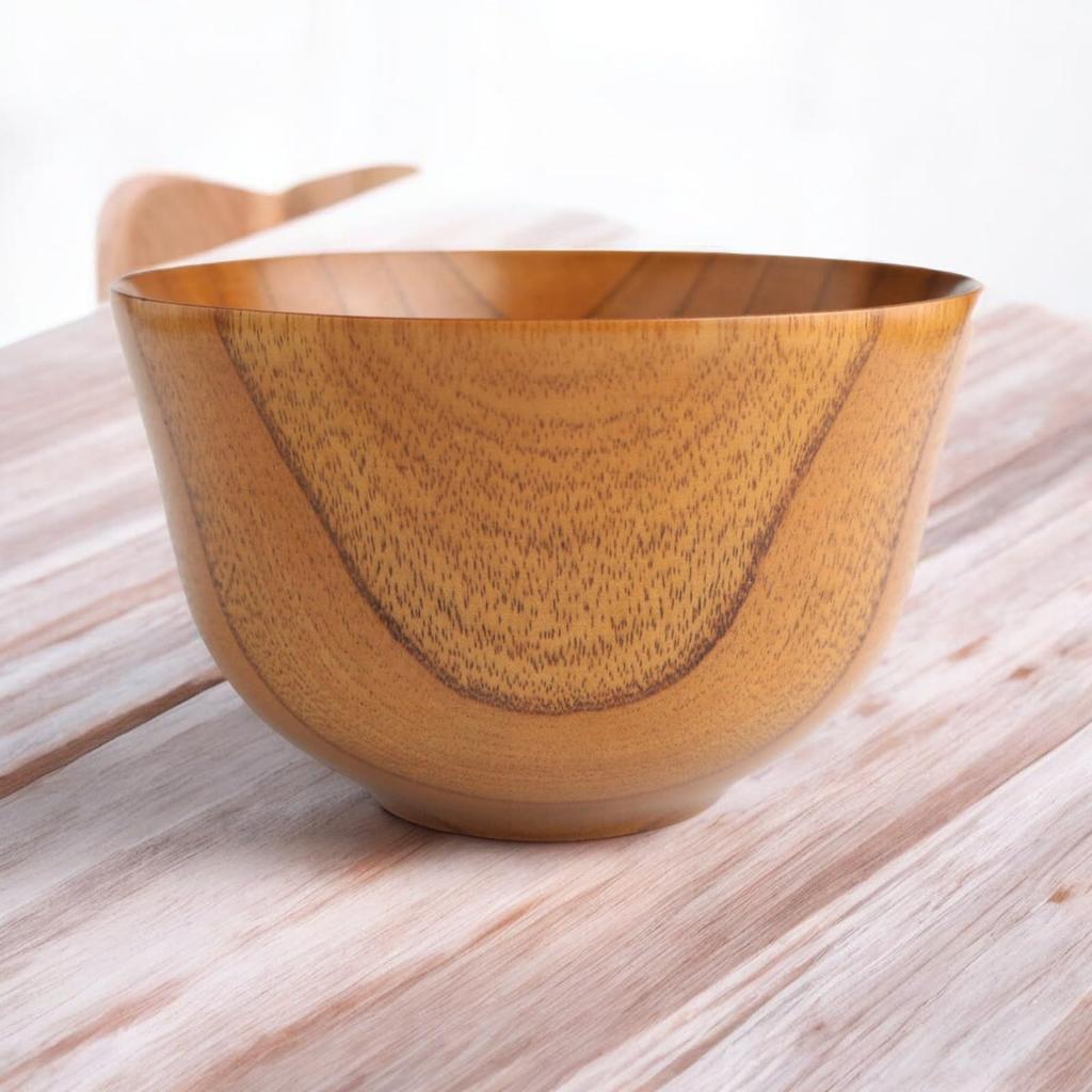 Miso Soup Modern Habanori x Current Model J-kitchens Bowl, Wooden, Lacquer, 11.5cm 6.6cm,