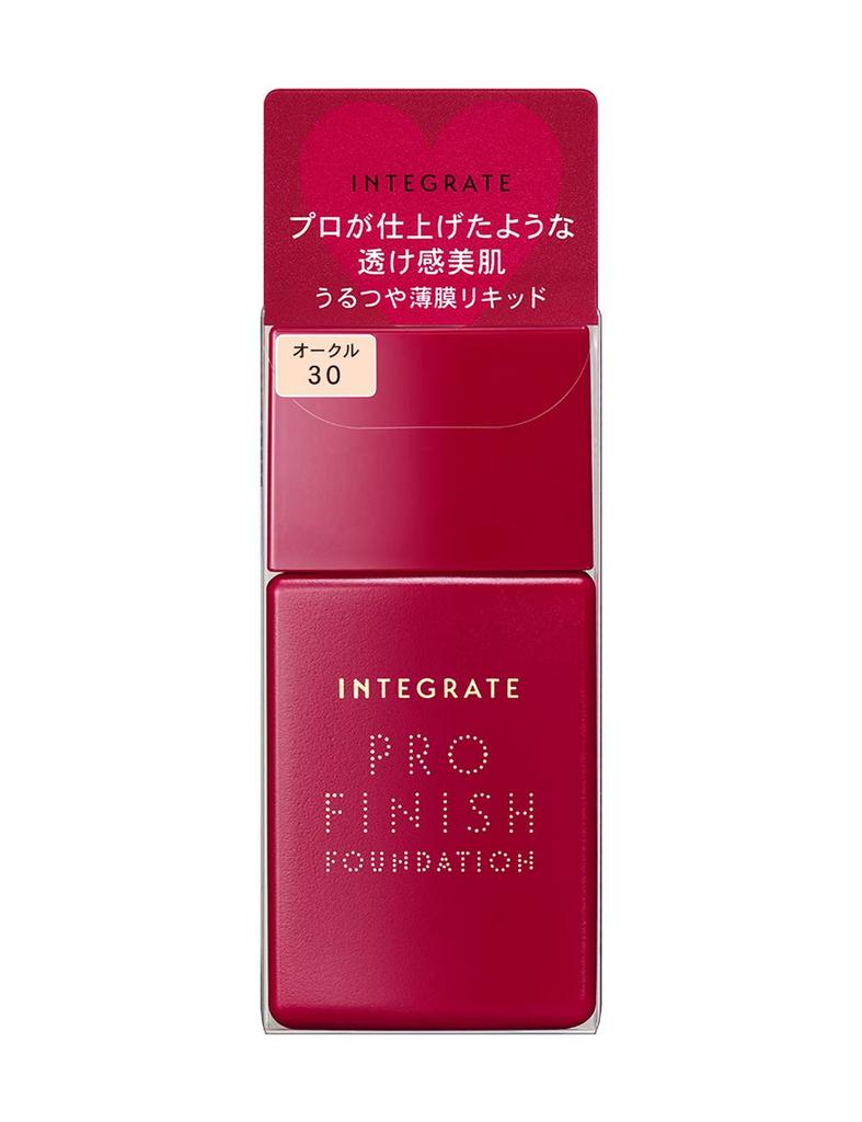Integrate Pro Finish Liquid Ochre 30 Skin 30mL Foundation, (Darker Tone), SPF30, PA+++,
