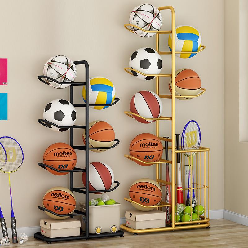 Indoor Children Basketball Storage Rack Put Ball Football Storage Basket Placed Rack Kindergarten Volleyball Stand Holder Space