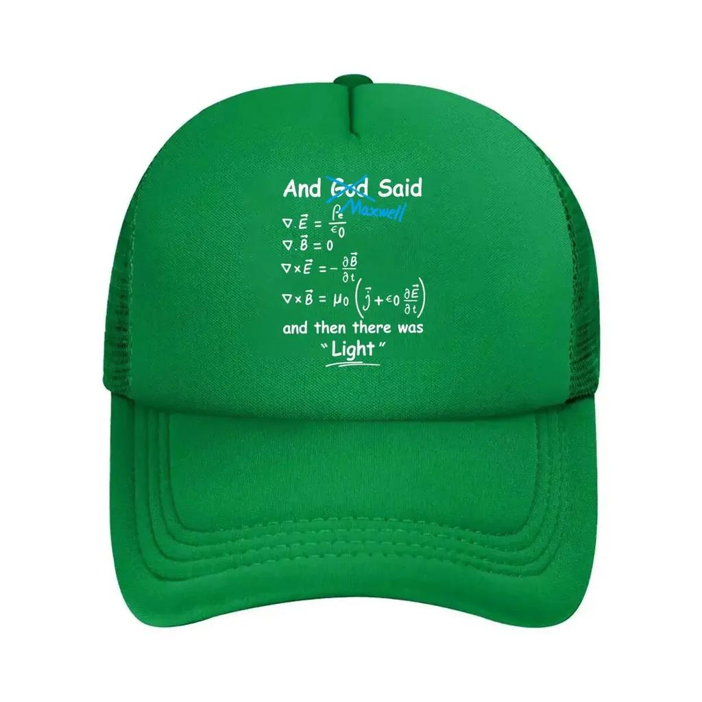 „Maxwell-Gleichungen“ - Wissenschaftskunst, Physikformeln für Nerd-Kultur oder Bildung Mesh-Baseballkappe