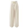 Sancai 2025 Winter High-Waist Wide-Leg Pants