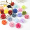10Pcs Of Orange Artificial Flowers Head Mini Chrysanthemums Home Room Decoration DIY Dining Table Center Wedding Decor Accessory