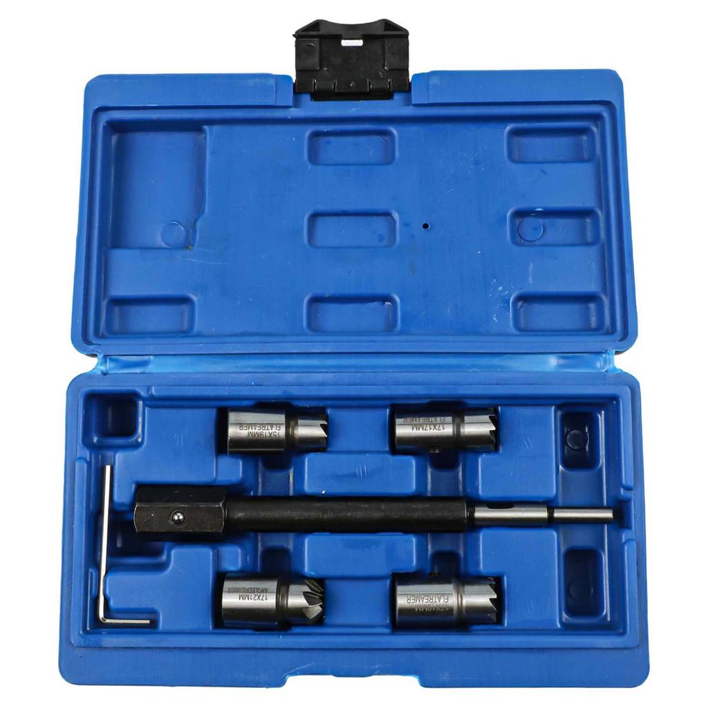 For Diesel Injector Maintenance Carbon Cleaning Tool 5PCS Cutter Kit As Picture Hex Key Included For Diesel Engines