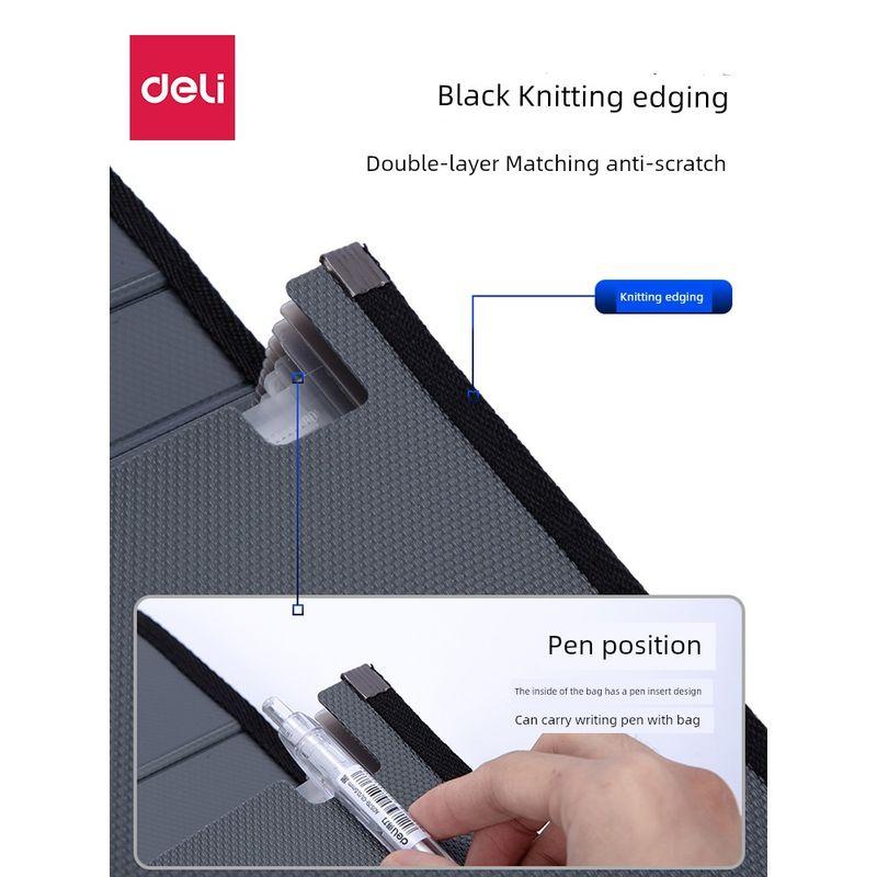 Deli 13-Grid Bill Test Paper Classification Business File Holder