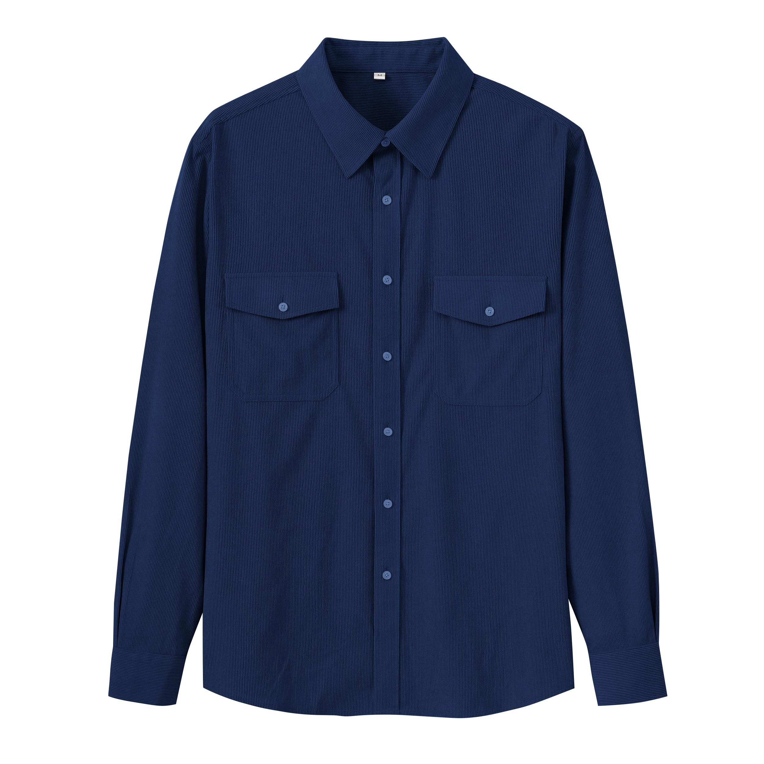 

MoFiz Повседневное платье Длинное Открытое Плюс Свободное Однотонное для Повседневной Носки и Активного Отдыха Мужская Рубашка, Рукав, Воротник, Весна/Осень, Размеры, Посадка, На Пуговицах,