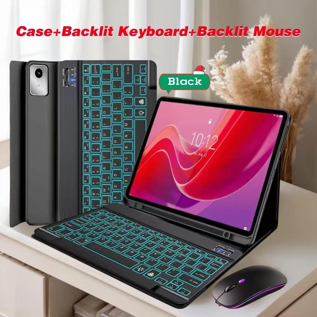 Case for Xiaoxin Pad 11 in 2026/2026,Bluetooth Keyboard cover for Lenovo Tab M11 11inch,for Lenovo Idea Tab 11 Smart Stand Cover