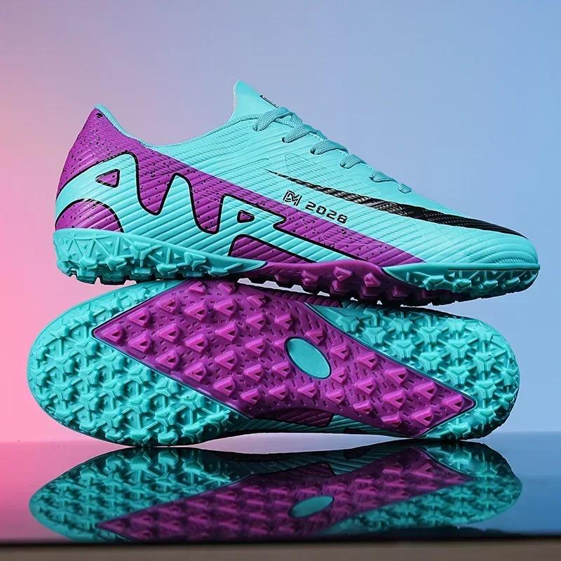 Novos Chuteiras de Futebol Masculinas FG/TF Mais Vendidas Alta Qualidade Ultraleves Antiderrapantes Botas de Futebol para Menino Chuteiras de Jogo Tênis Futsal Indoor