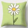 4pcs Set, Sofa Pillow Cover, Dwarf and Floral Pillowcase, 17.7 Inches * 17.7 Inches, Single-sided Printed, Home Decoration,