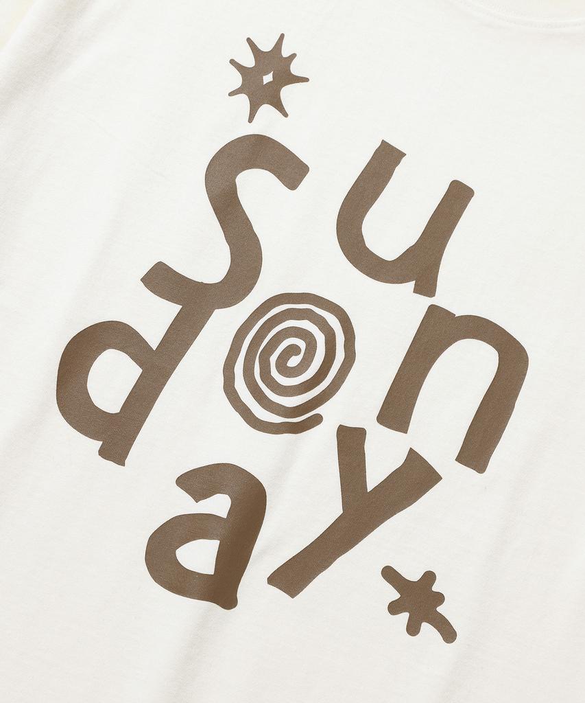KIIMUIR Sunday Vibe Short Sleeve T-Shirt_Ivory