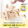 Sweet Plus Wooden 3D Cube Brain Training Puzzle Game for Challenging Improves Brain Brain Decorative Gift Puzzle, Adults, Intelligence, Concentration,