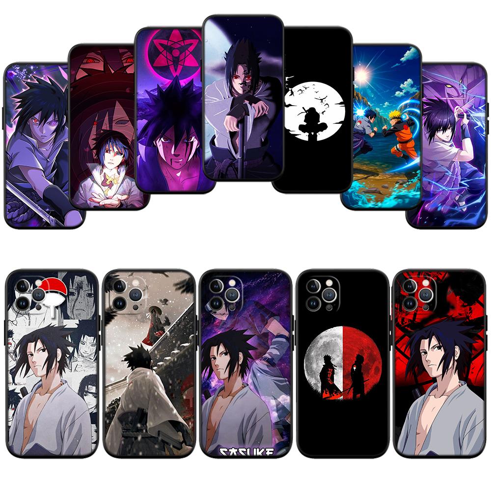 RA28 Naruto Uchiha Sasuke Phone Case for Samsung Galaxy S20 S21 S22 Ultra FE + Plus A21S A22 A24 A25 A26 A30 A30S A31