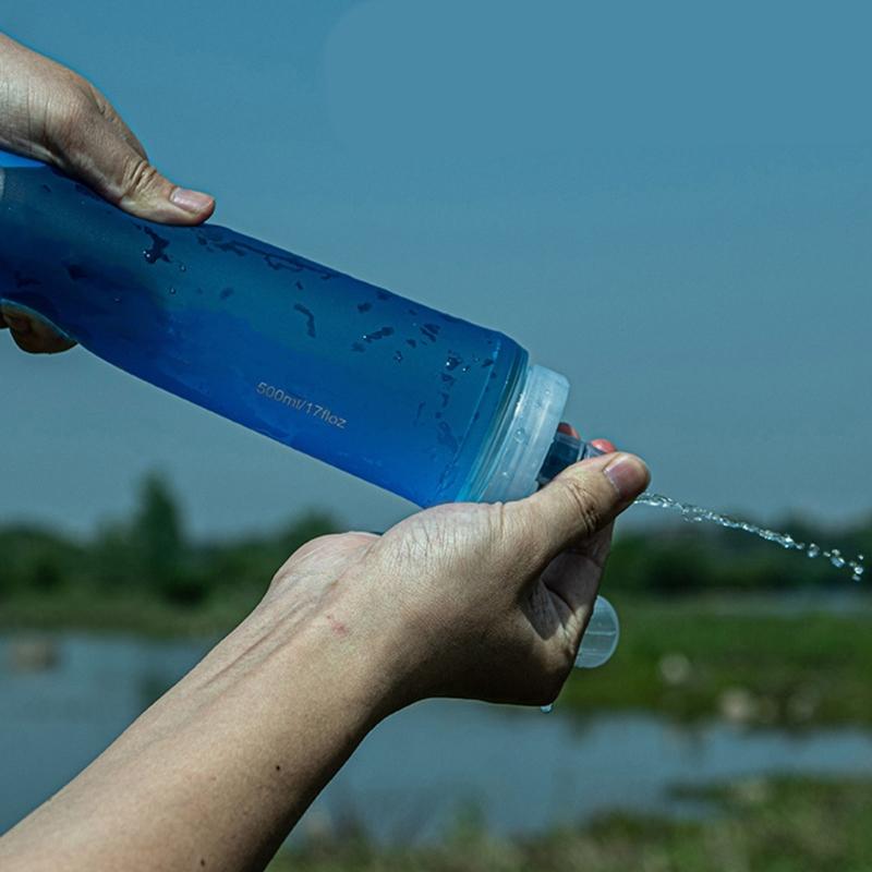 Outdoor Water Hydrations Bottle Soft Flasks Running Light Weight Water Bottle Folding Water Bottle for Outdoor Sport