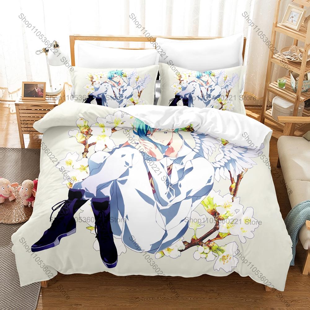 Uta No Prince-sama 3PCS Bedding Set STRISH Idol Print Soft Microfiber Duvet Cover Pillowcase