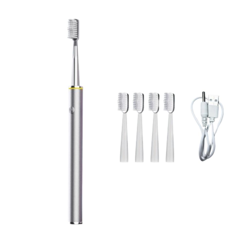 Soft Hair Women's Electric Toothbrush Waterproof Tooth Cleaner Teeth Cleaning Brush  Household