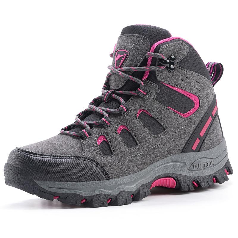 New hiking shoes four seasons hiking boots medium and high top outdoor shoes for