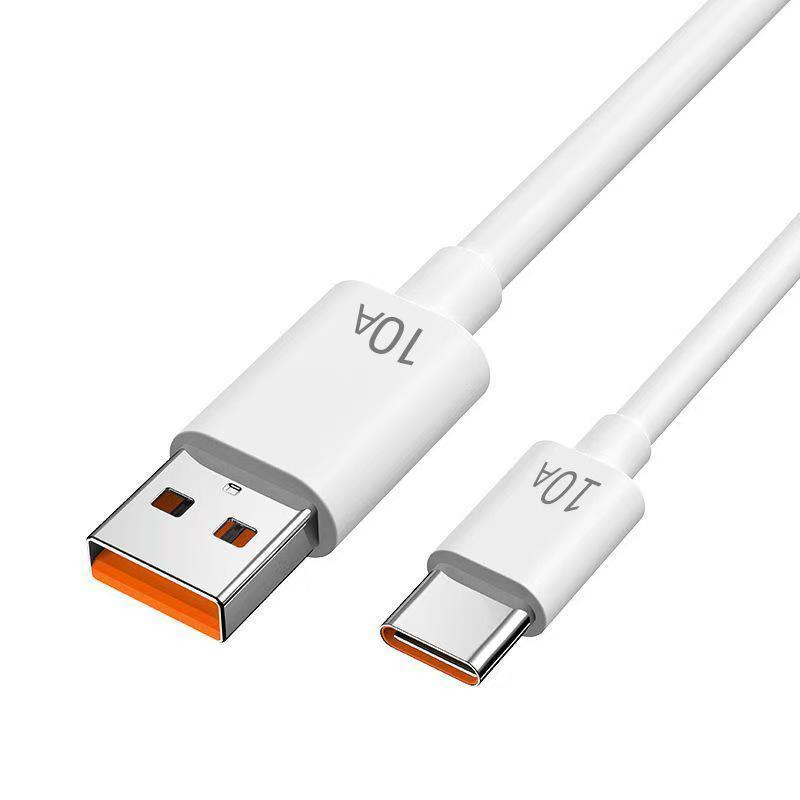 120W High-Speed Type-C Charging Cable for Huawei, Oppo, Xiaomi, Vivo - Supports 10A Fast Charge