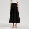 TATU Women's Commuter Pleated Midi Skirt