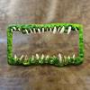 Halloween Horror License Plate Frame Universal Fit Simple Installation Weather-Proof