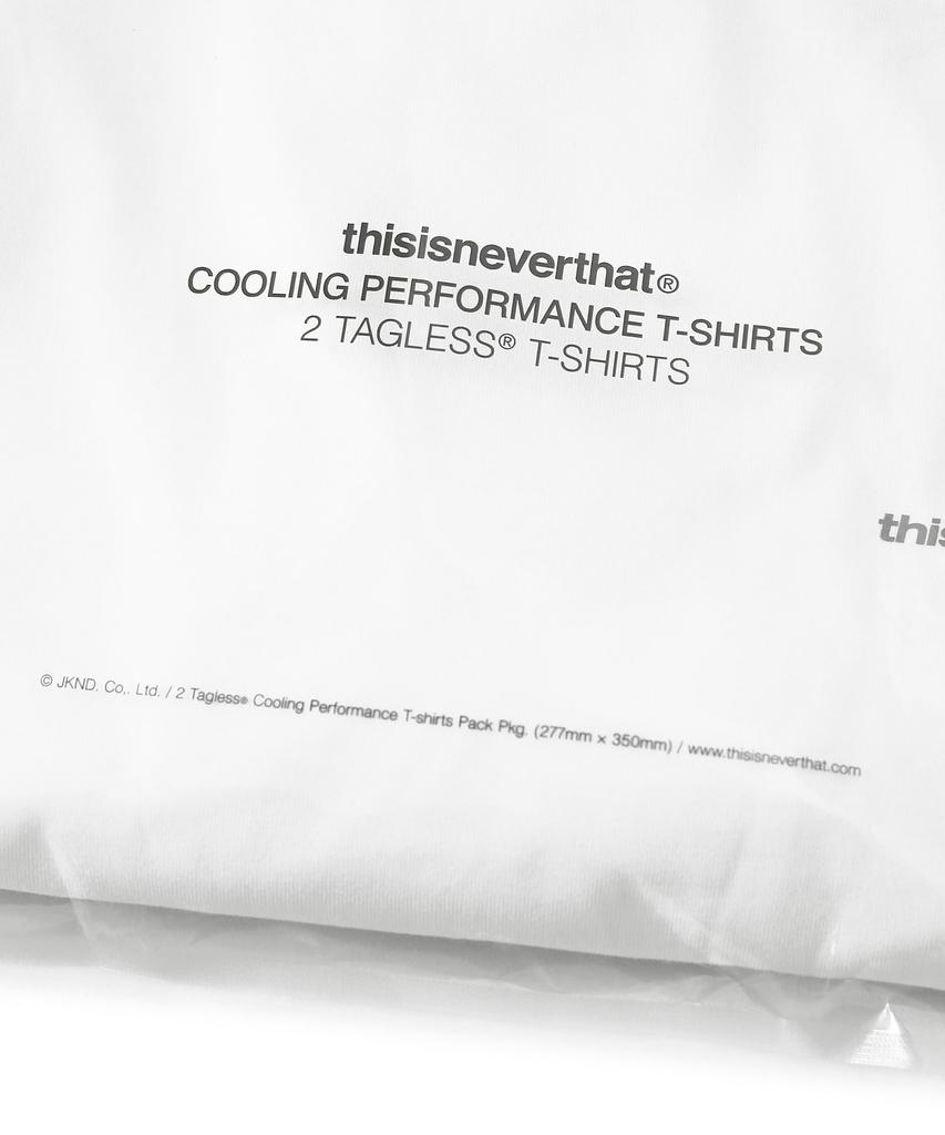 THISISNEVERTHAT Sp-Logo Cooling Performance Tee White/Black