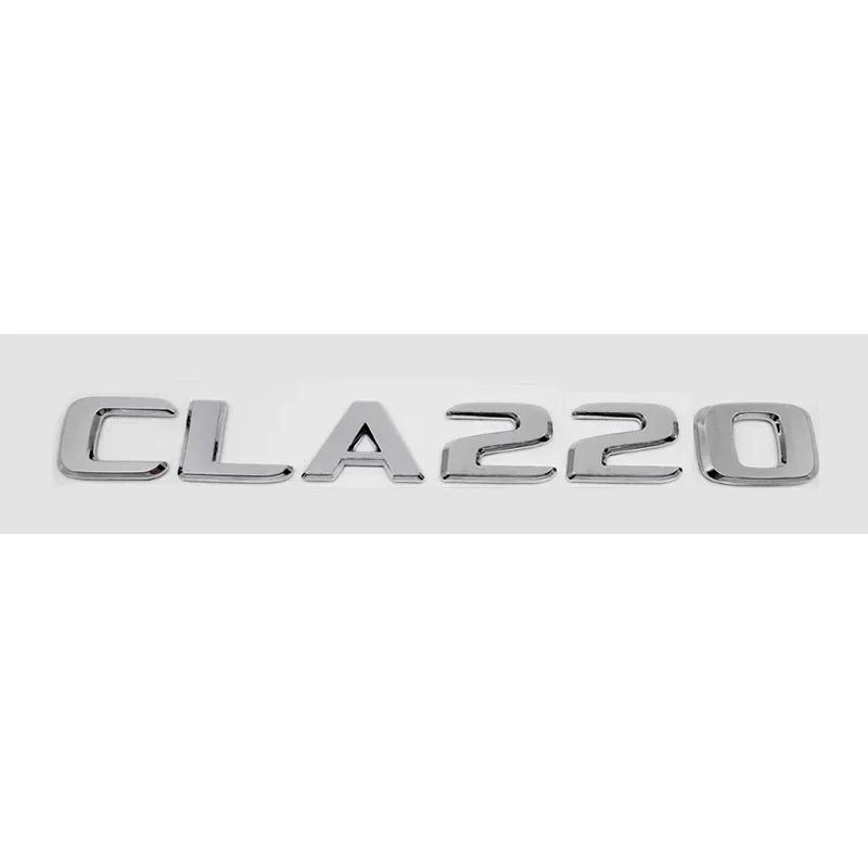 ABS Car Tail Letters Sticker Emblem for Mercedes Benz CLA35 CLA200 CLA220 CLA250 CLA260 Rear Trunk 3D Number Badge Decals RJ1