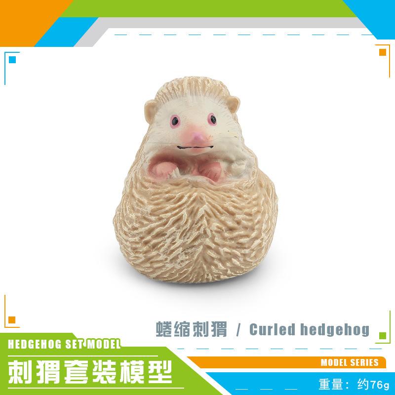 Simulated Forest Animals 8 Hedgehog Models Hedgehog Rat Melon Stealing Badger Static Animal Toys