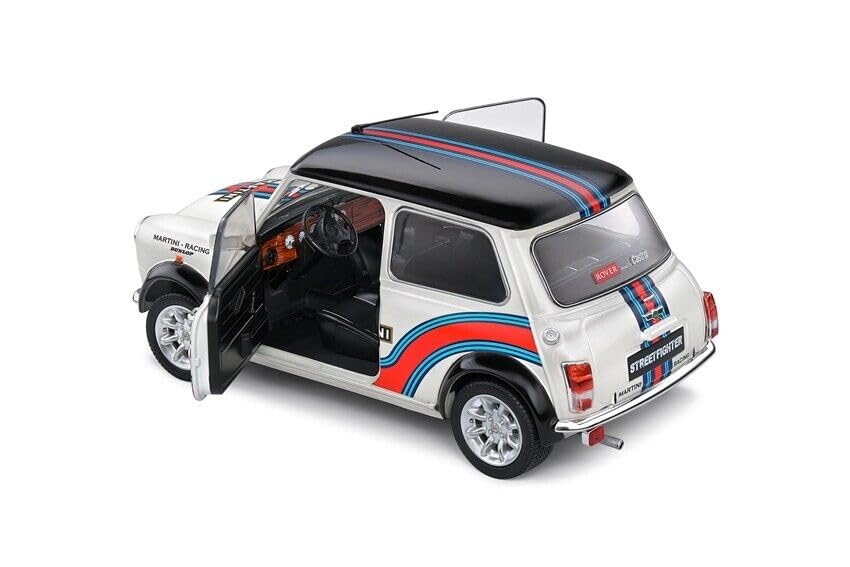 Solido scale Mini Cooper Sport Martini 1998 SOLIDO MINI COOPER SPORT MARTINI S1800610 Diecast Car 1/18