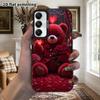 Phone Case: 2D Flat Samsung Galaxy A34 A35 M05 M06 S20 S22 S21 FE Plus 5G Protective Case, Couple Style, Love Heart Teddy Bear, Christmas and Hallowee