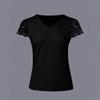 Summer New Hot Selling Women's V Neck Lace Sleeves Fashion Spliced T-Shirt Tops