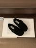 Woolen Boken Shoes Women's Autumn and Winter Velvet 2025 New Korean Version French Retro Flat Bottom One-pedal Thermal Cotton Shoes