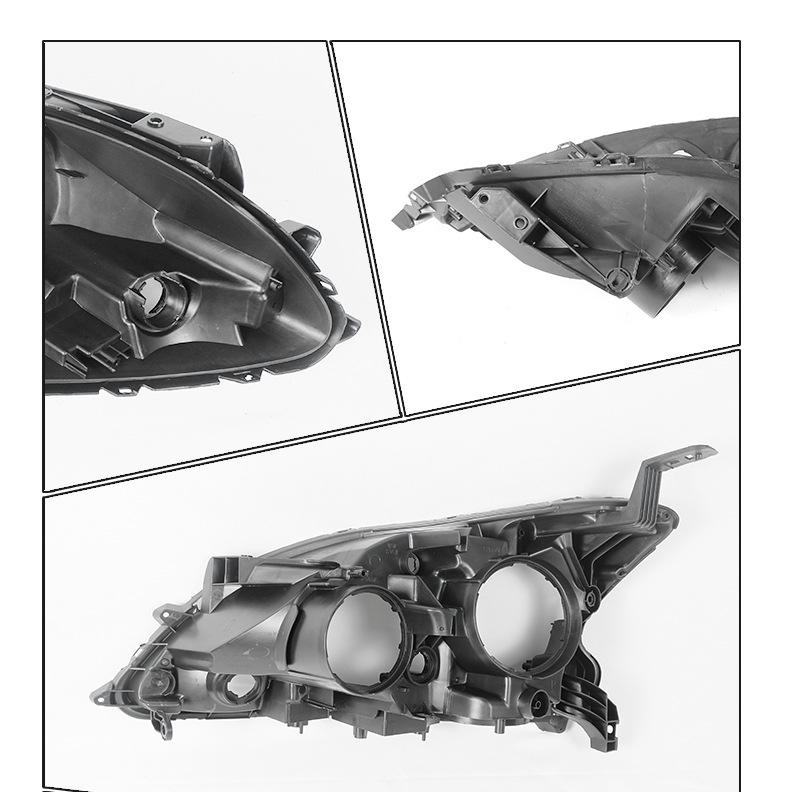 2012-2015 Nissan Sylphy: Headlight Rear Cover, Lens, Bottom Cover, & Lamp Housing.