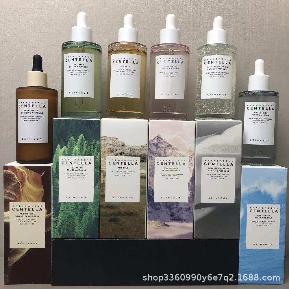 SKIN1004 Centella Asiatica Toner, Ampulle, Serum, Reiniger und Gesichtscreme von La Roche-Posay Angel Collection.