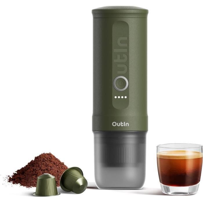 Macchina per espresso portatile - OutIn - Nano - 20 bar - 50ml - USB-C