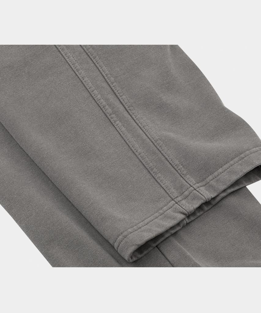 LETTERCOMO Heavy Cotton Incision Garment Semi-Wide Sweatpants Stone Grey