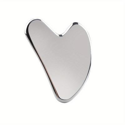 Strumento per la cura della pelle in acciaio inossidabile, raschietto per il massaggio del viso, raschietto Guasha, massaggiatore antirughe Gua Sha, per la cura del corpo e del collo